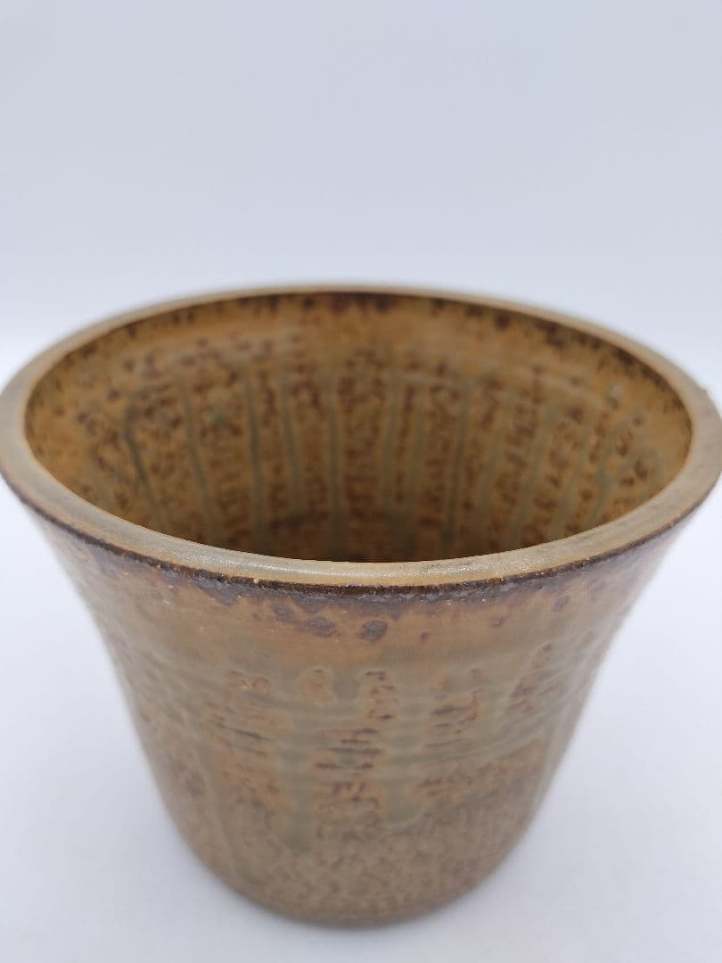 c484 建水 棒の先 遠州七窯 志戸呂 紙箱 茶道具 古物 鉄瓶煎茶道具