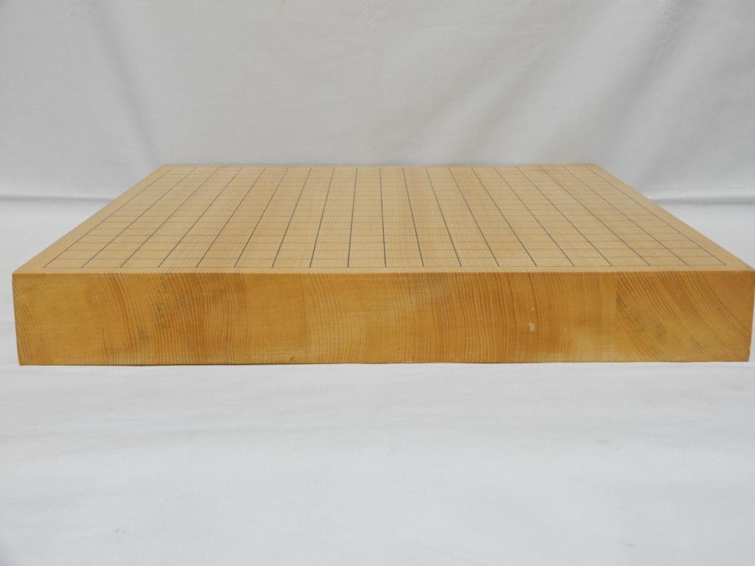 本榧卓上碁盤（３枚/ハギ盤）　1寸8分　未使用