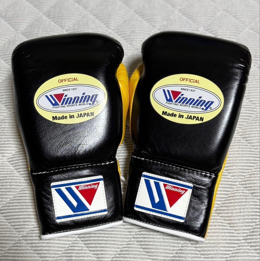 【井上尚弥】Winning ボクシンググローブ 8 oz 黒/黄 井上尚弥】Winning ボクシンググローブ 8 oz 黒/黄 - メルカリ