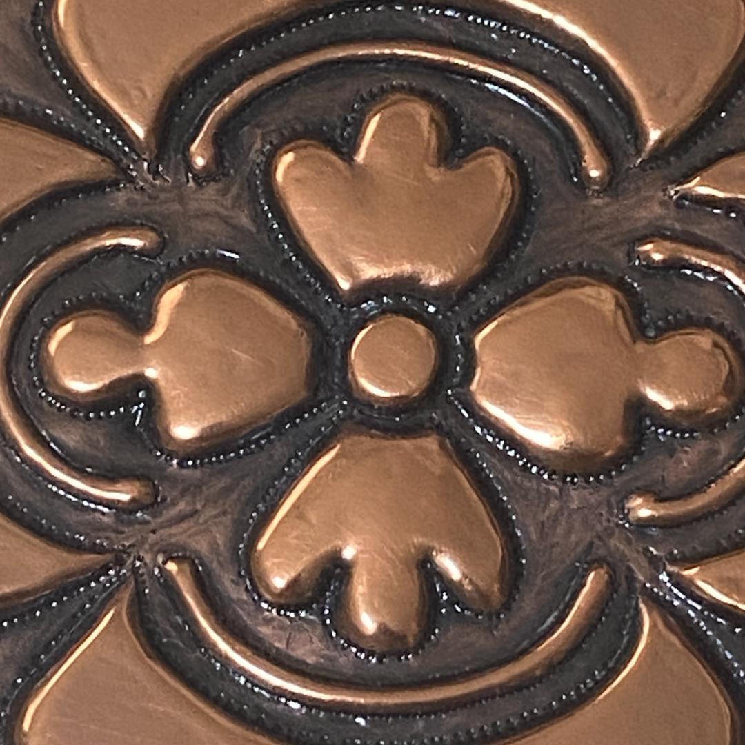 家紋額 開運 立体打出紋 丸に木瓜 まるにもっこう 銅板製 木製額縁