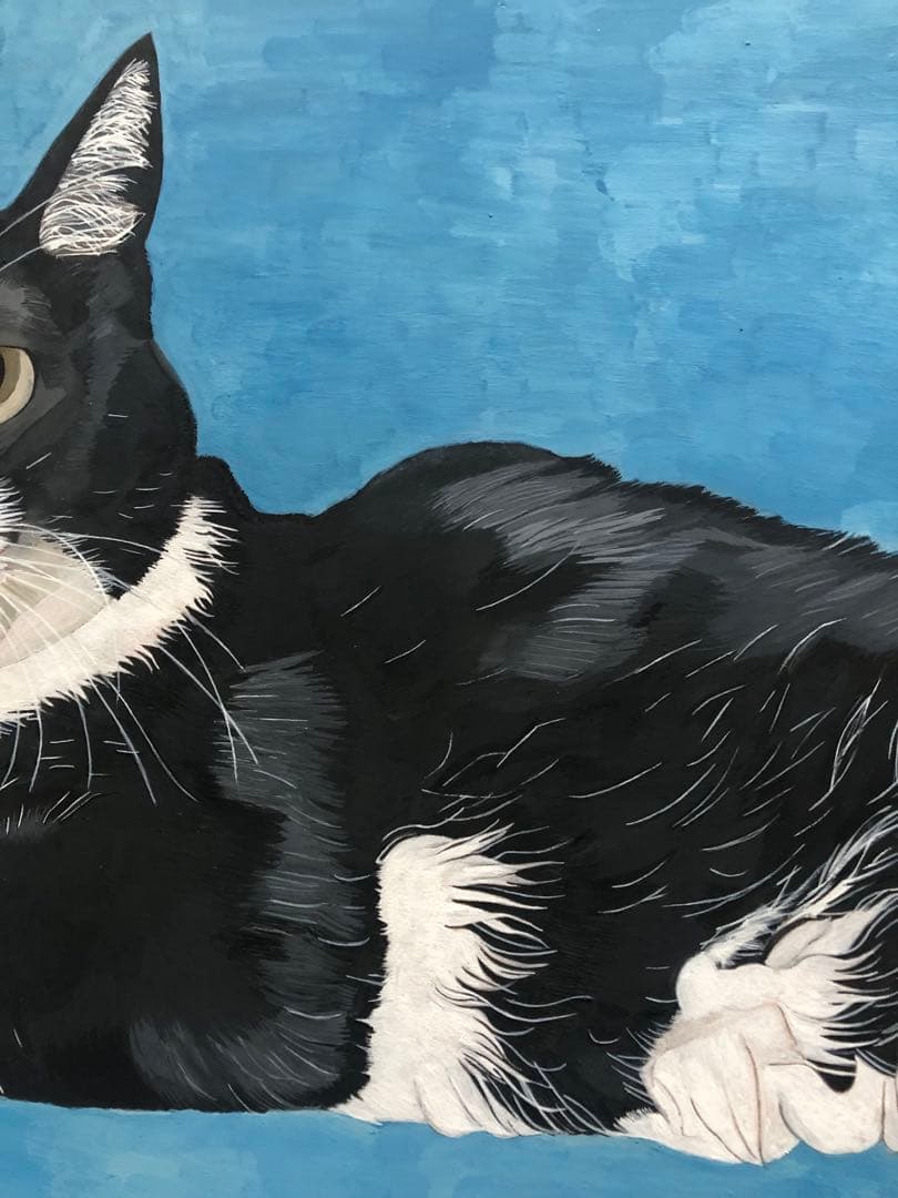 「ウメ8」猫イラスト（原画）一点物