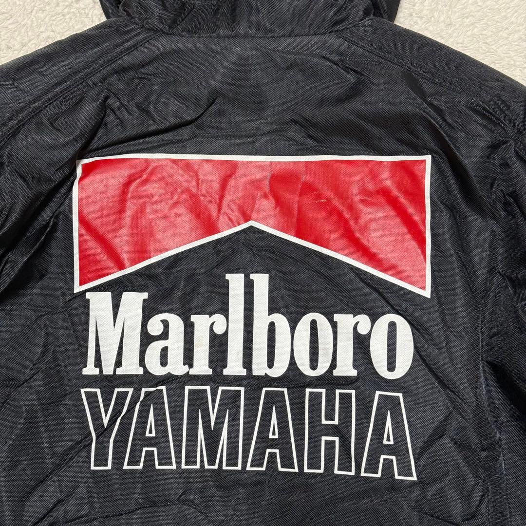 貴重 80s 90s マルボロ ヤマハ レーシングジャケット ブルゾン 中綿 黒