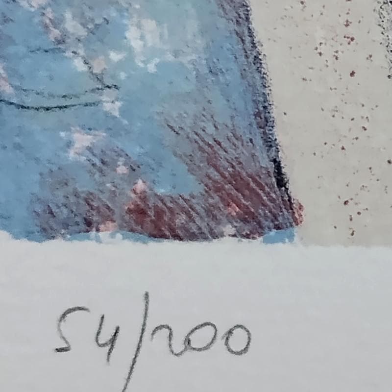 ☆カシニョール☆「黒い帽子のプロフィール」リトグラフMO判54/200