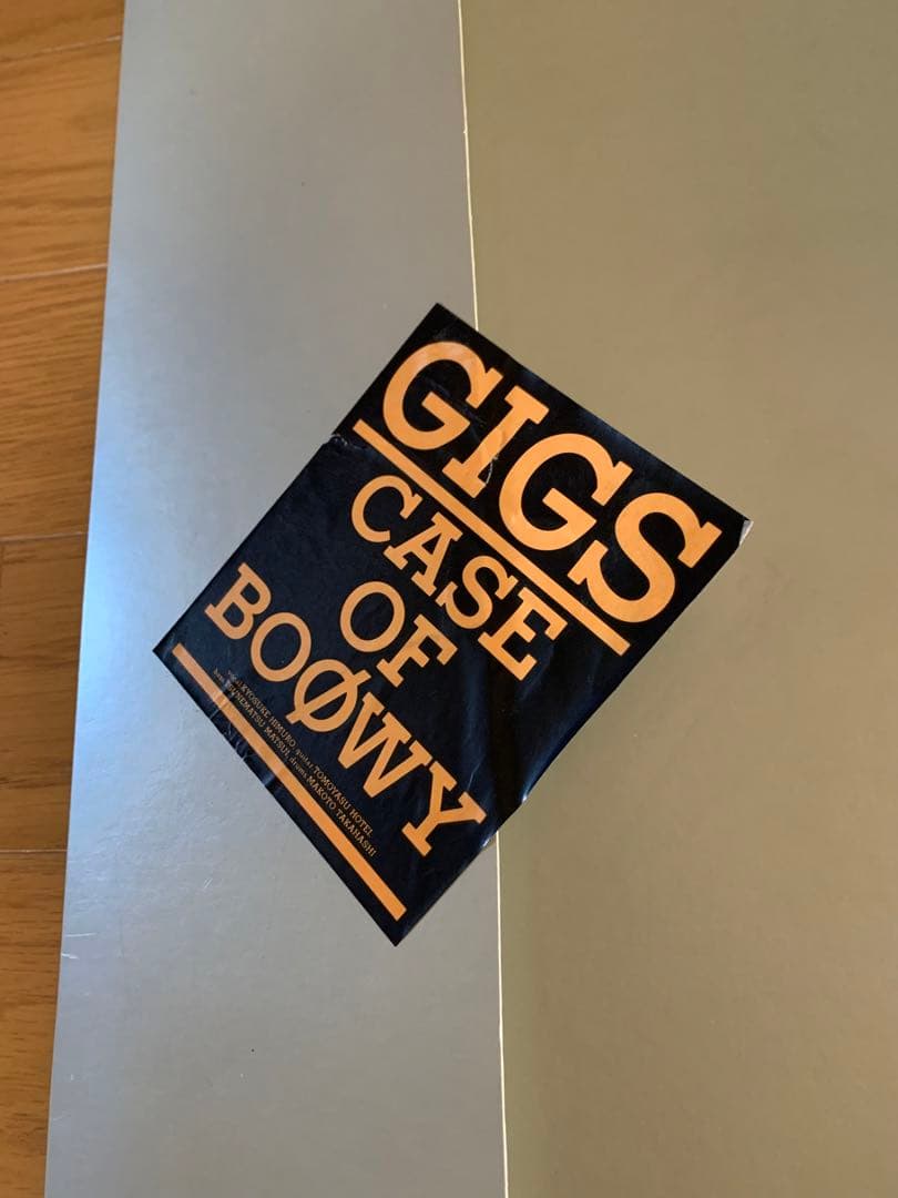 ミュージシャン BOOWY GIGS CASE OF BOOWY