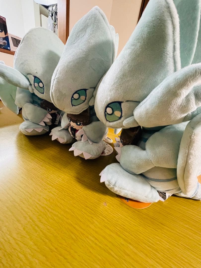遊戯王 ブルーアイズ&海馬ぬいぐるみ3体セット - メルカリ
