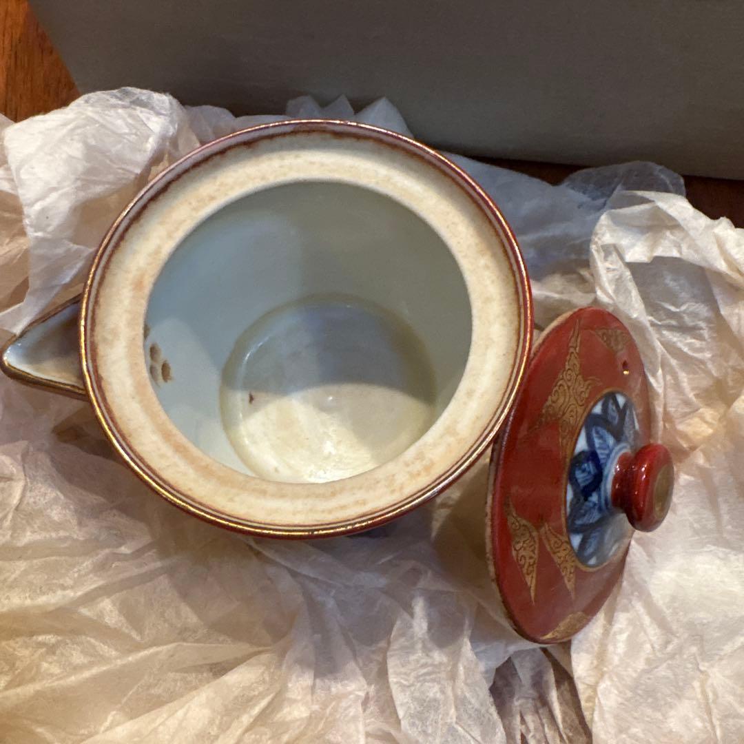 九谷焼 永楽 明治期 煎茶器揃 7点セット アンティーク 古器