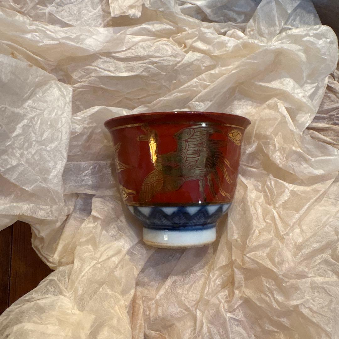 九谷焼 永楽 明治期 煎茶器揃 7点セット アンティーク 古器