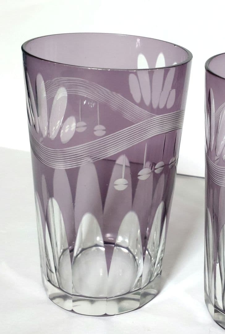 昭和レトロ 切子 グラス 水差し アンティーク コップ ヴィンテージ