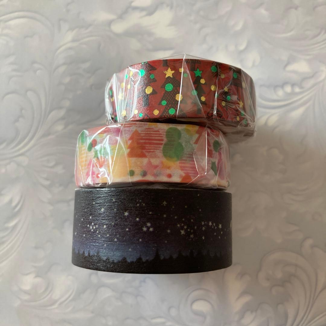 14 mtマスキングテープ クリスマス ラベル難あり