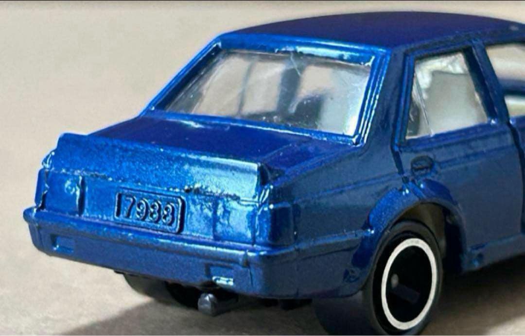 日本製 トミカ 三菱 ランサーターボ 紺