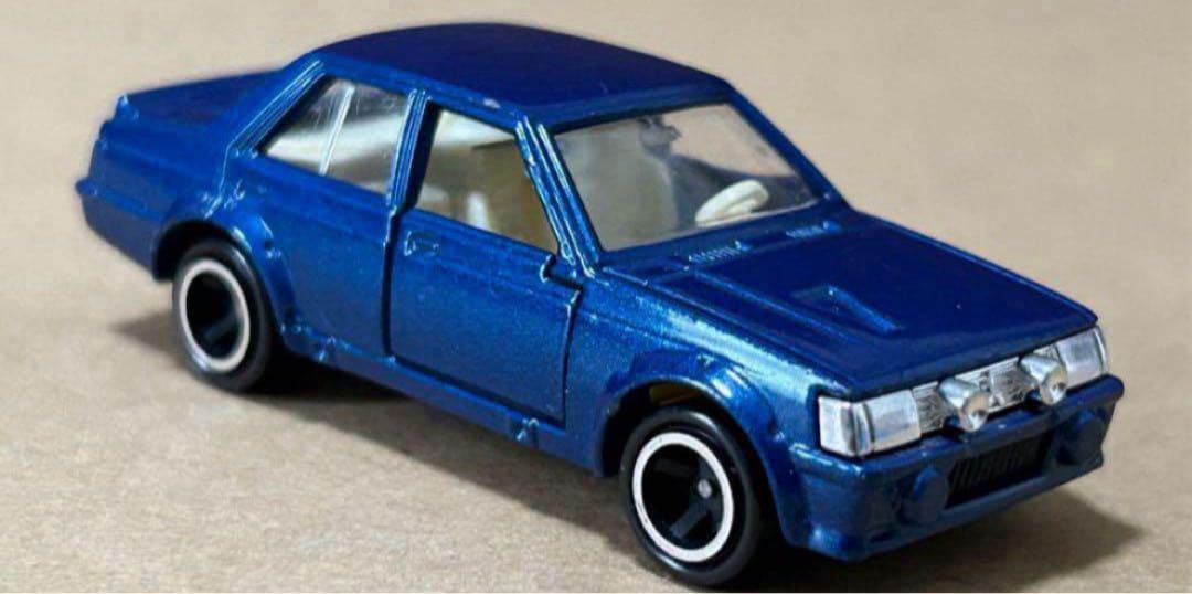 日本製 トミカ 三菱 ランサーターボ 紺