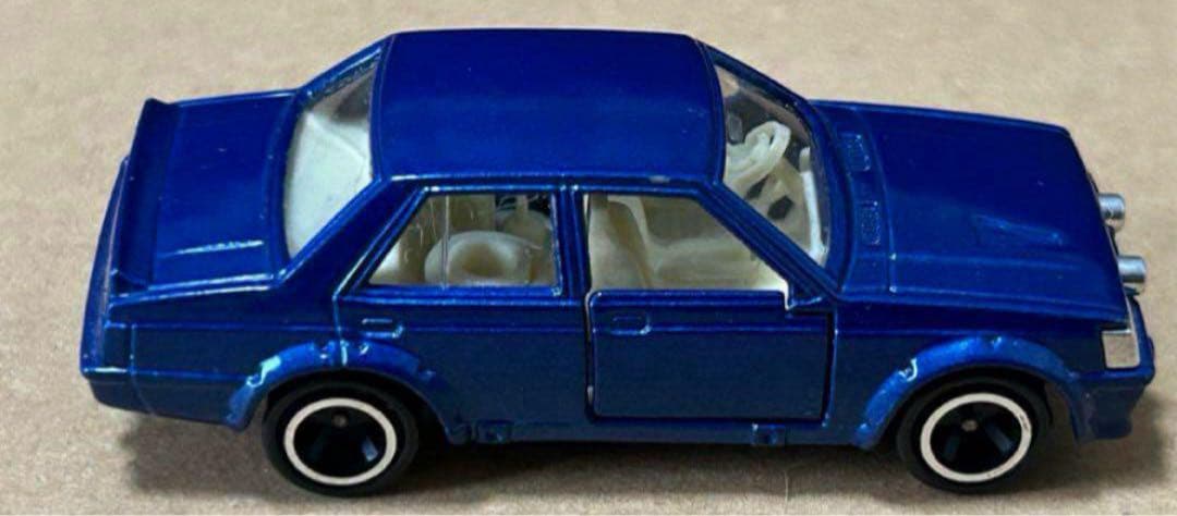 日本製 トミカ 三菱 ランサーターボ 紺