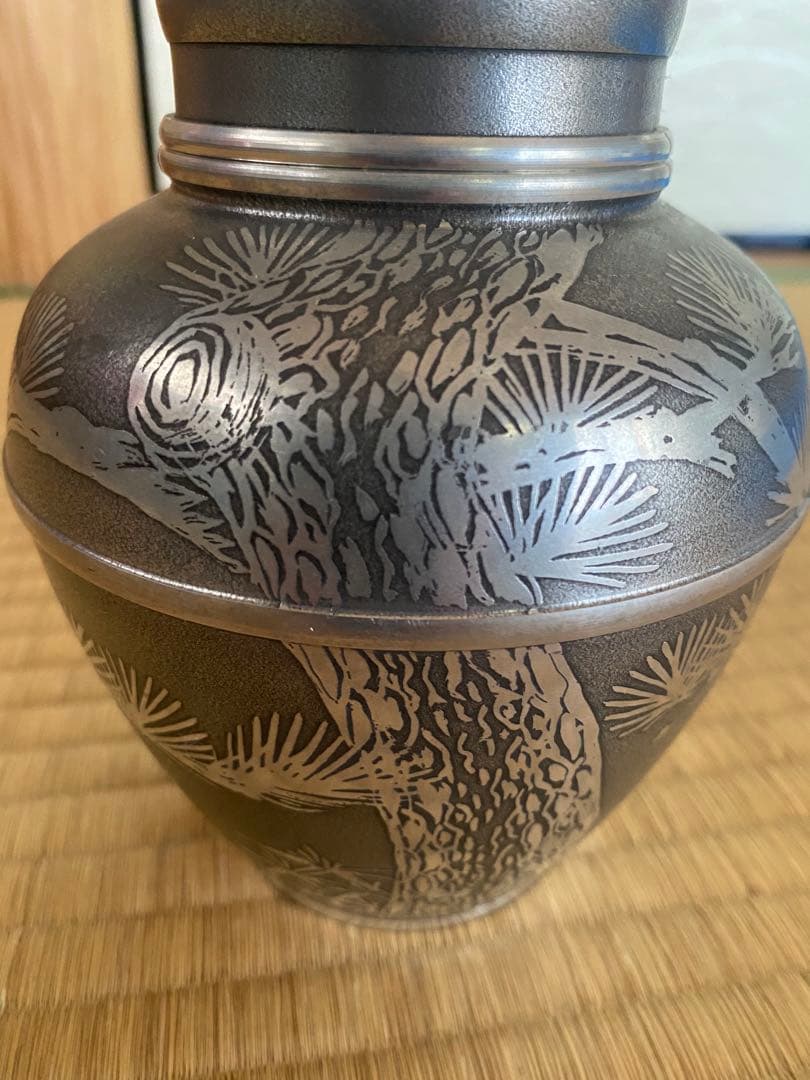 錫製 茶壺 錫半 上錫