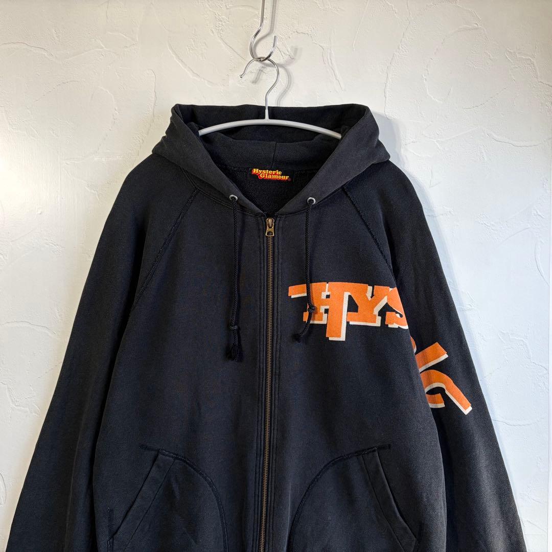【HYSTERIC GLAMOUR】Vintage zip-up hoodie