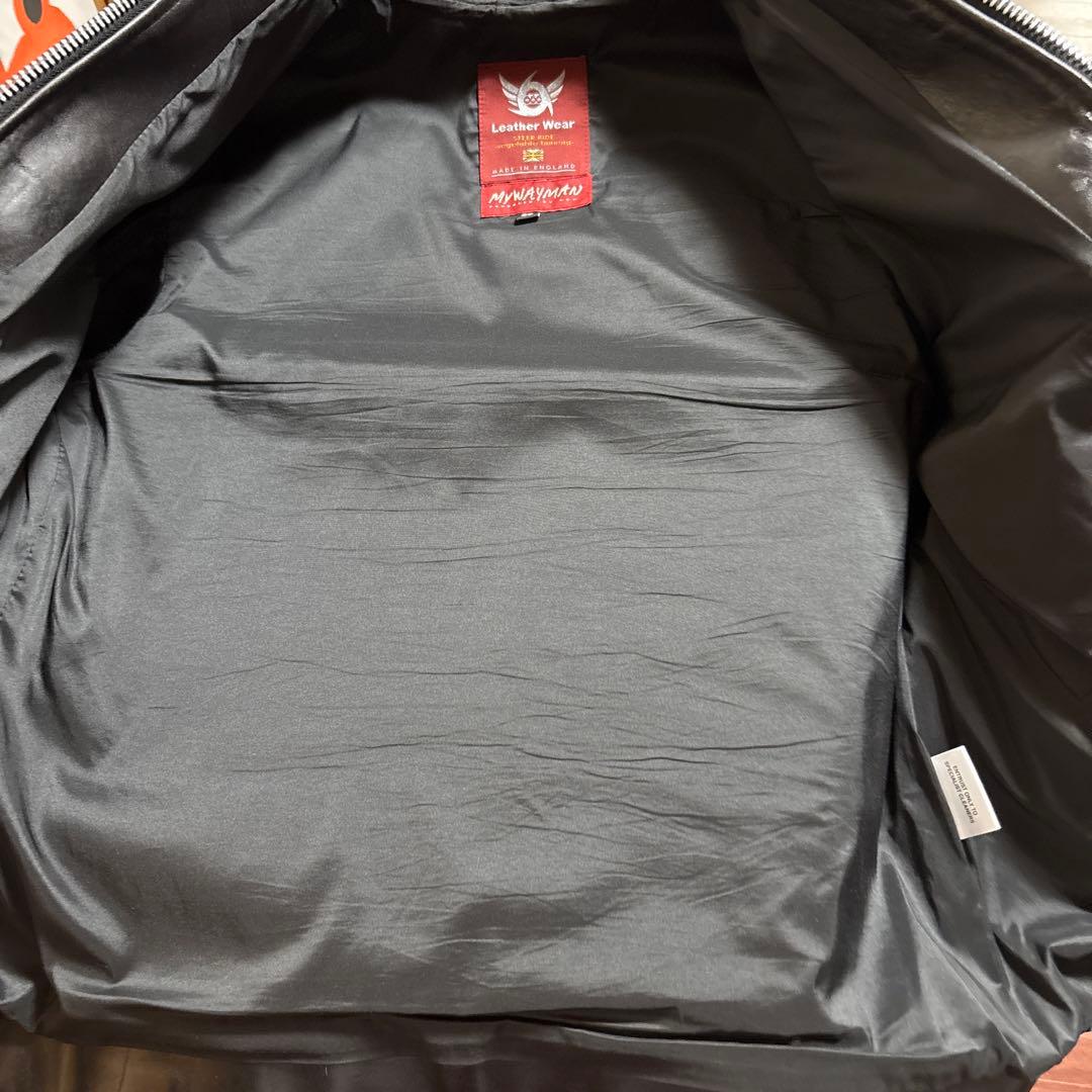 とし様専用 666 シングルライダース ベジタブルタンニン鞣し茶芯