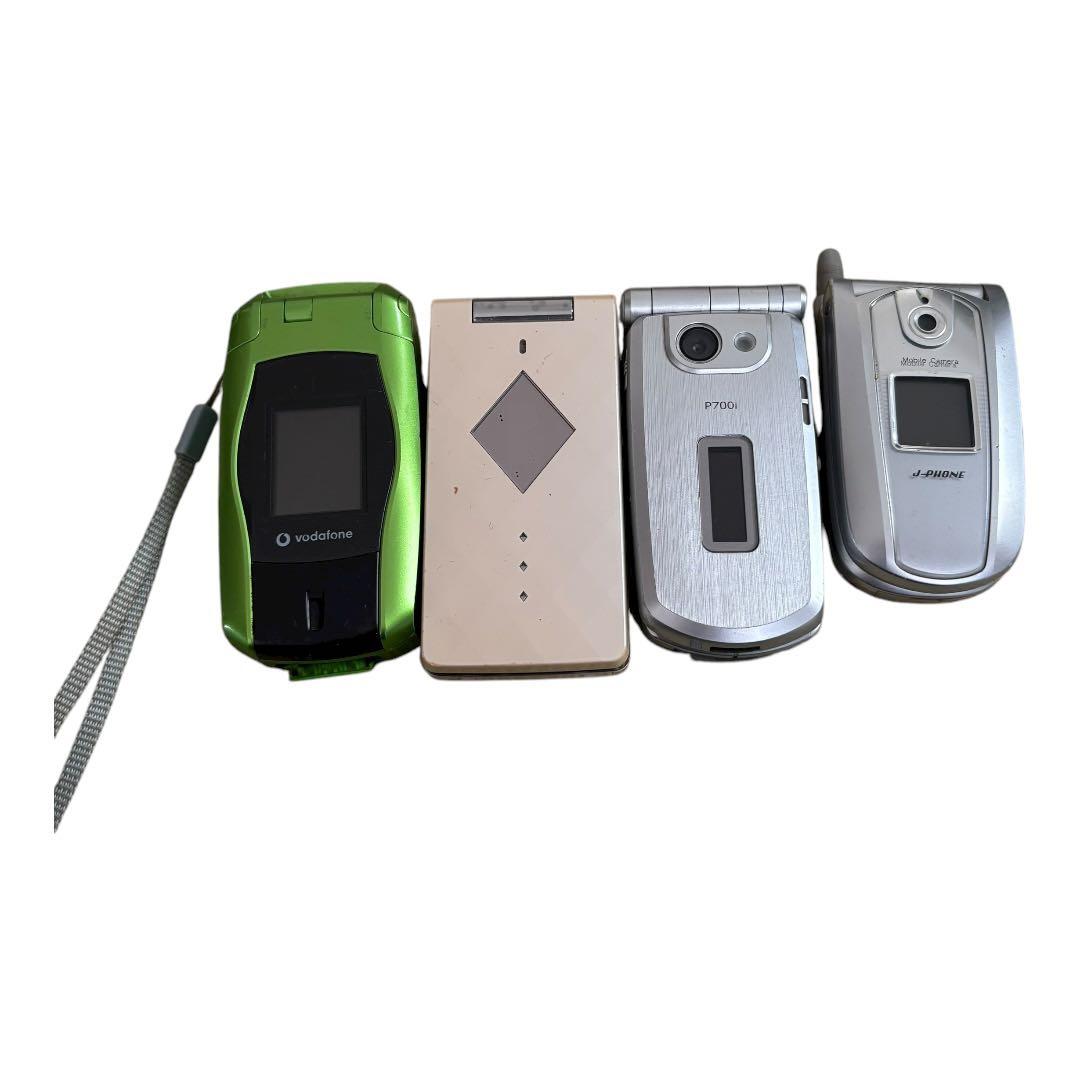 折りたたみ式携帯電話4台セット ガラケー まとめ売り - メルカリ