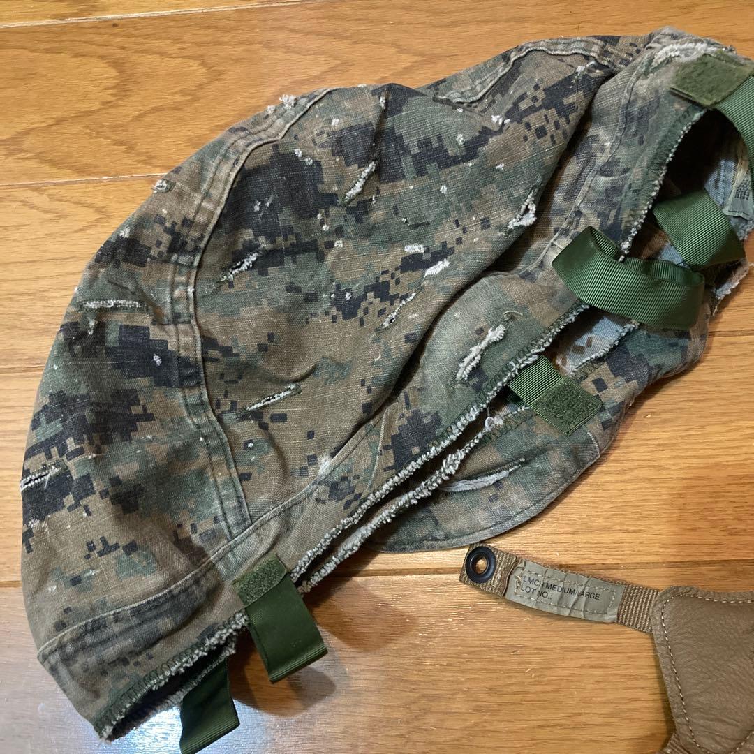 実物 LWH MARPAT ヘルメットカバー チンストラップ セット M-L - メルカリ