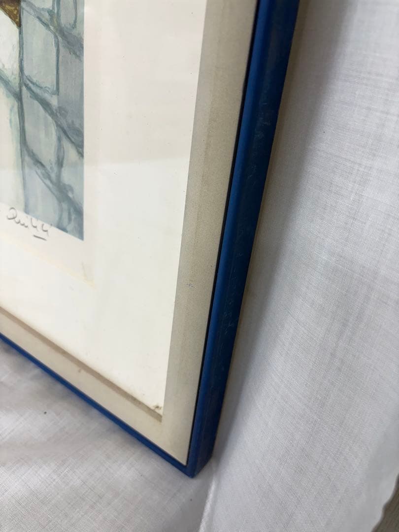 サントリーニ島風景 ジャン・クロード・キリチ リトグラフ 絵画 直筆