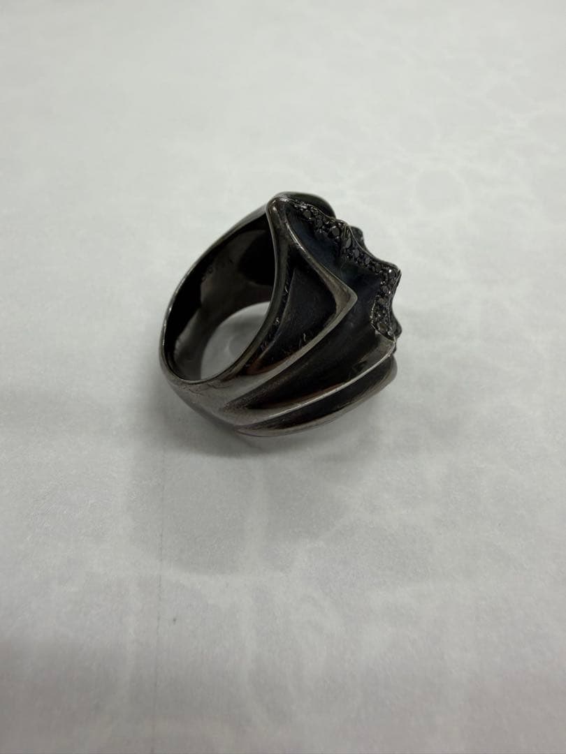 ブラッディマリー イノセンスリング ブラックダイヤ パヴェ 15号　ギャラ付