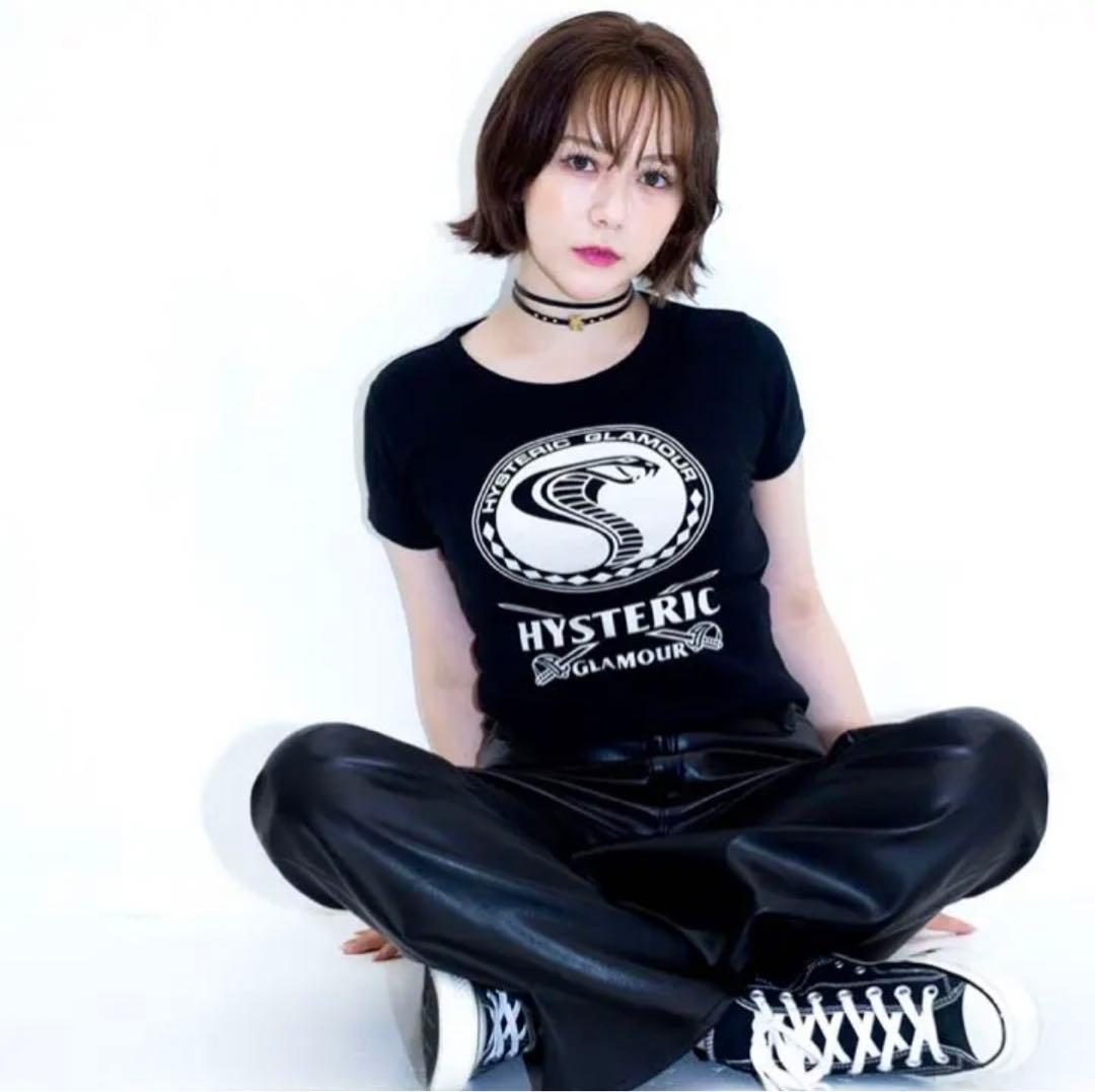 ヒステリックグラマー COBRA Tシャツ BLACK