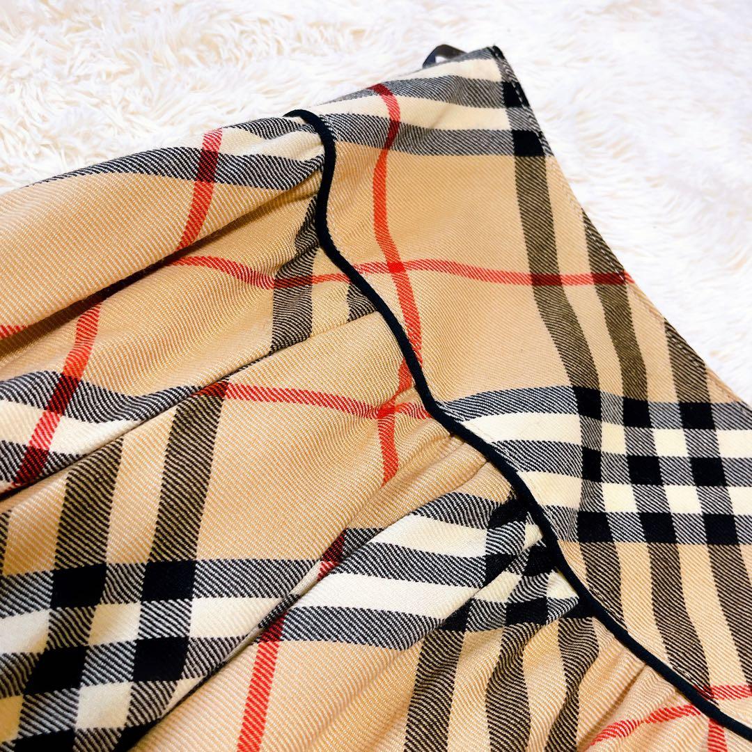 りす♦️バーバリー ブルーレーベル ノバチェック フレアスカート