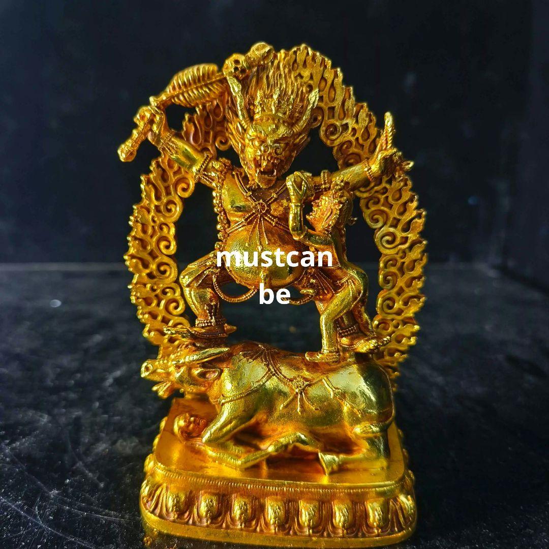 仏教美術 閻魔敵護法神像 奉納仏 大威徳 鎮宅辟邪 開運 招財 置物