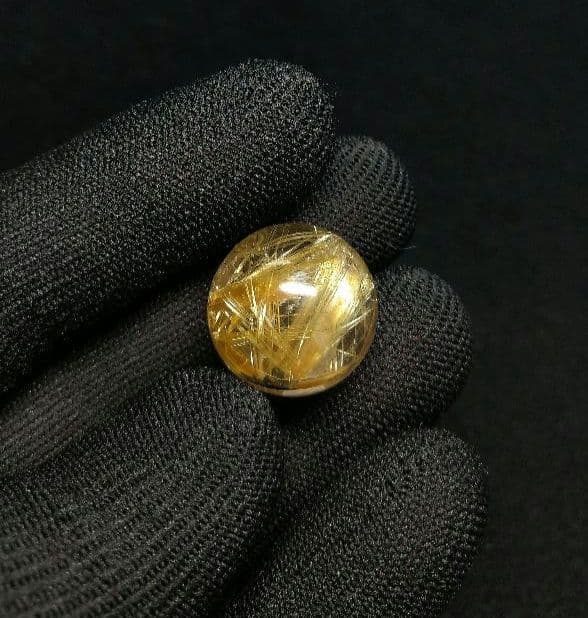 超絶綺麗✨48mm ゴールドルチルクォーツ 丸玉 スフィア 金針水晶 超絶