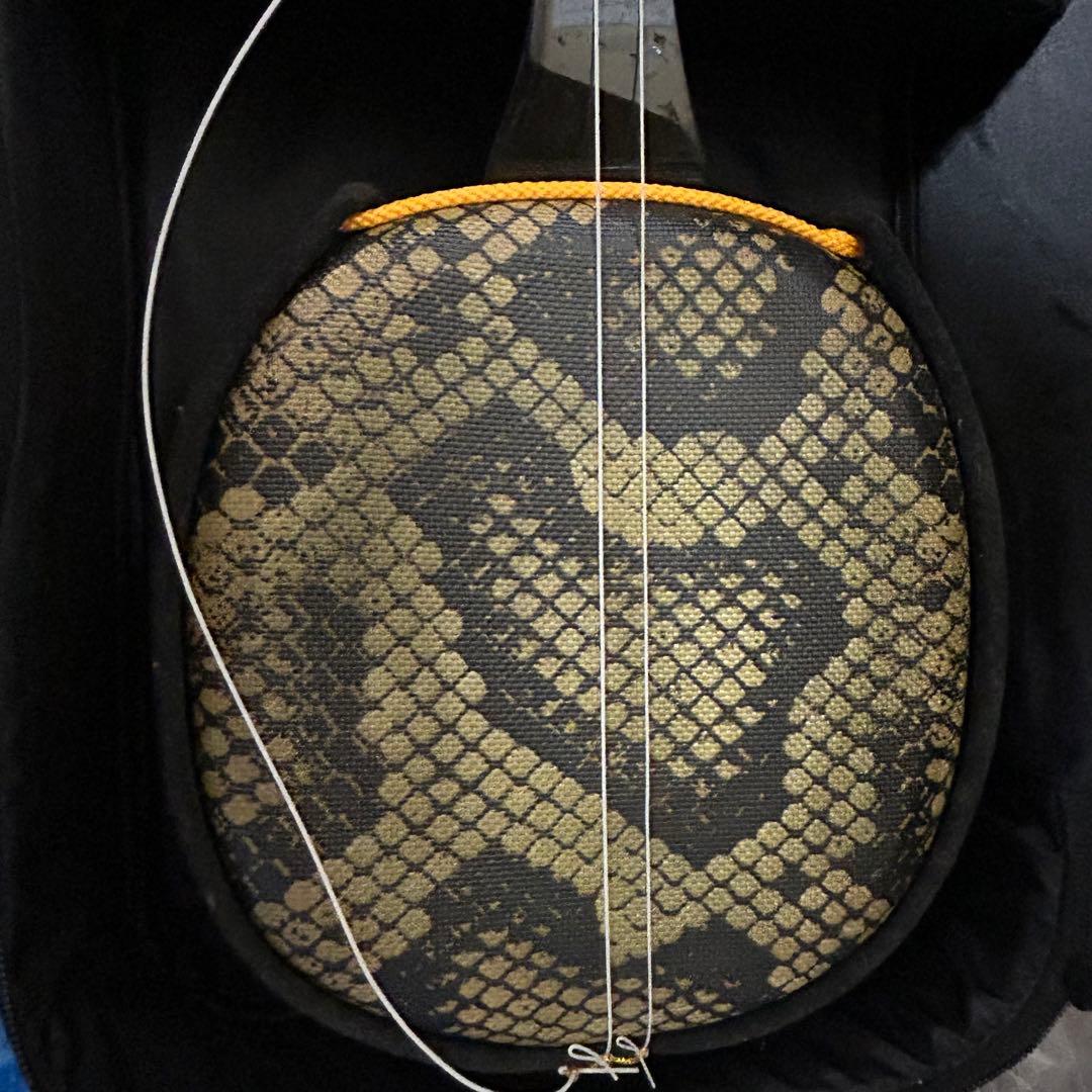 沖縄三線 ソフトケース 初心者 弦楽器 和楽器 人工革 蛇 工四合 ジャンク