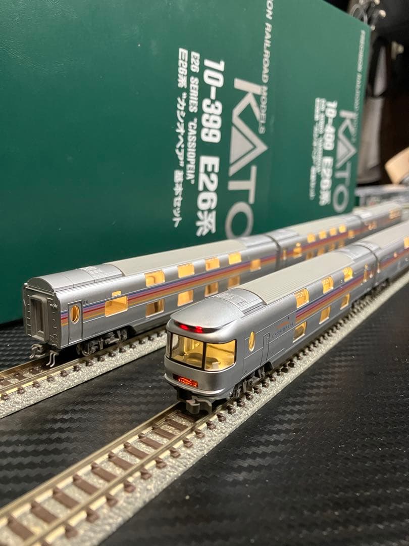 KATO E26系 カシオペア 室内灯付き