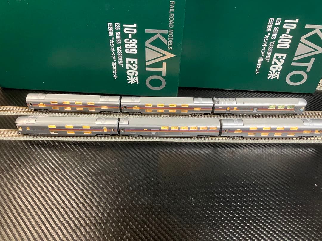 KATO E26系 カシオペア 室内灯付き
