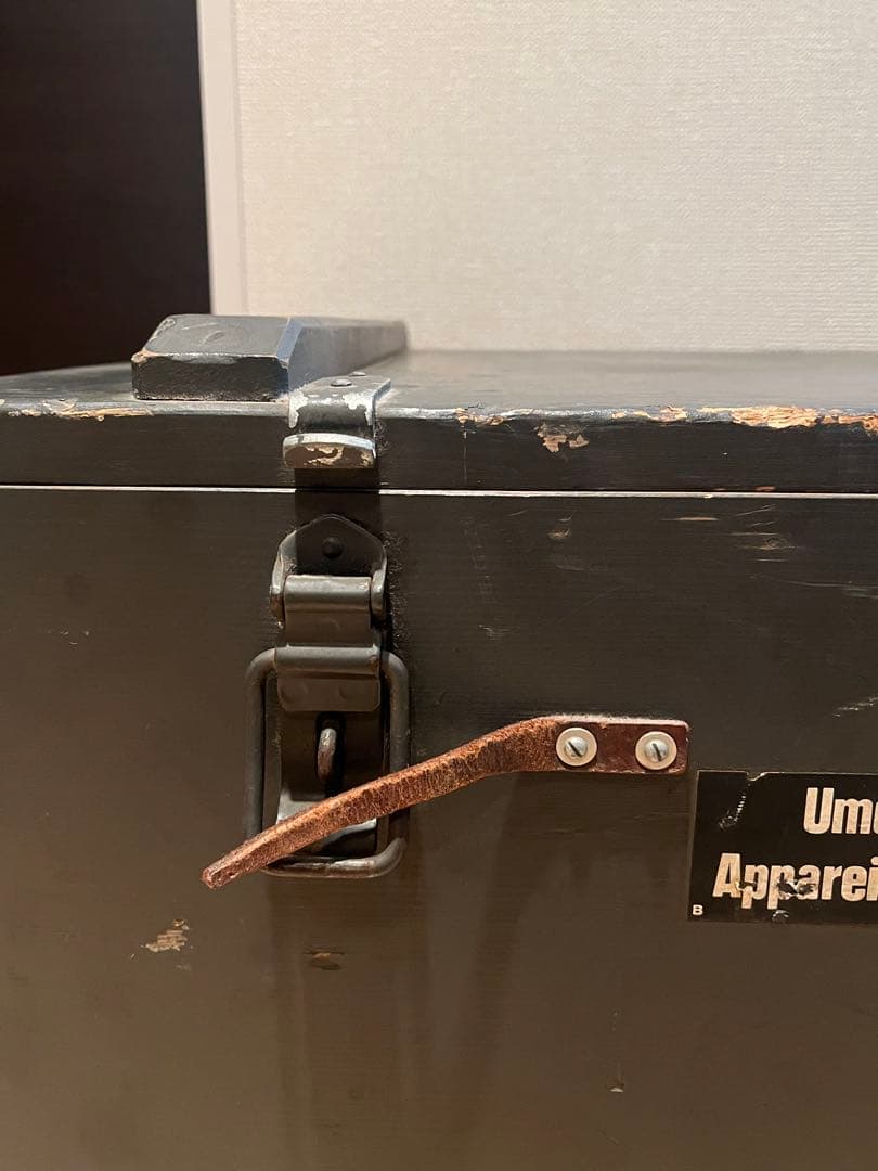 ミリタリーボックス アウトドア 軍ものスイス軍 60年代60s 実物ミリタリー