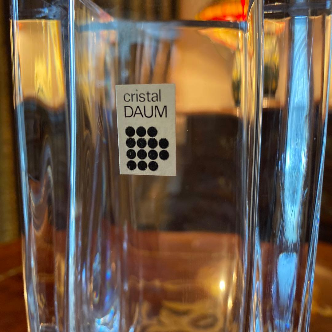 ドームフランス Daum France クリスタル 花瓶 フラワー ベース レア