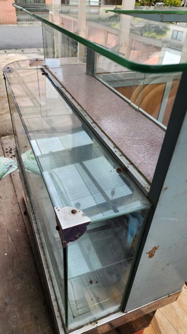 ショーケース L字 Rガラス タバコ屋ガラスケース