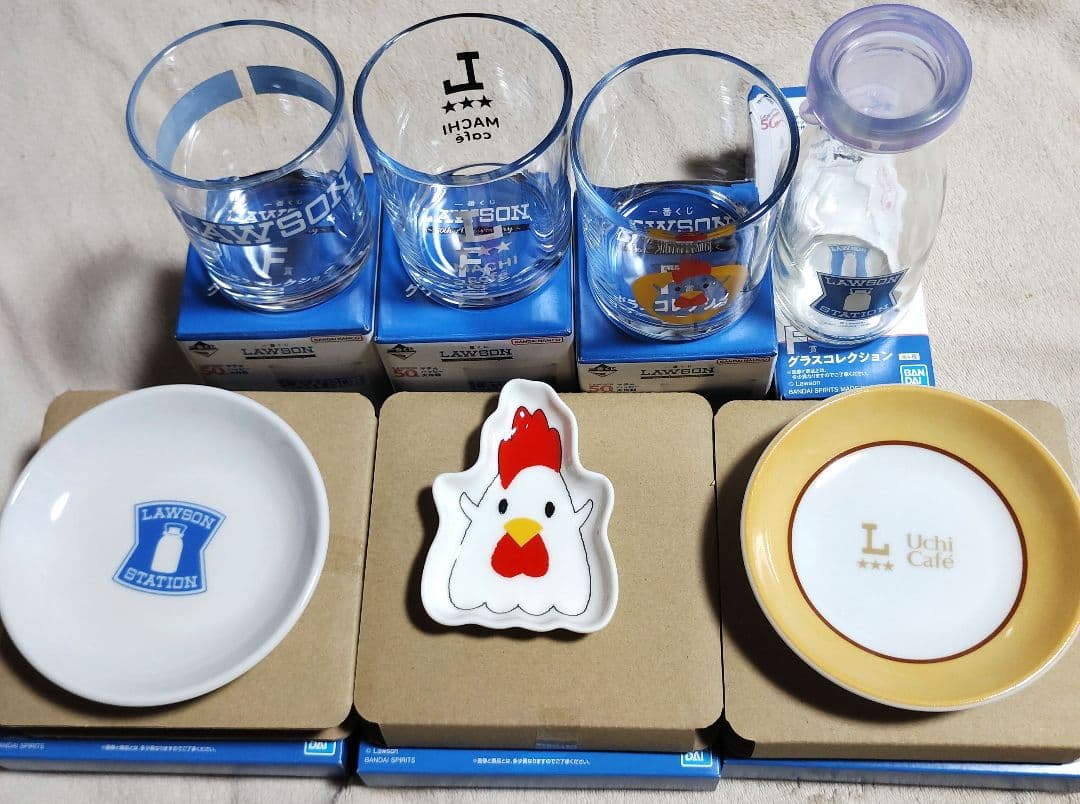 ローソン一番くじ LAWSON F賞4種、E賞3種セット - メルカリ