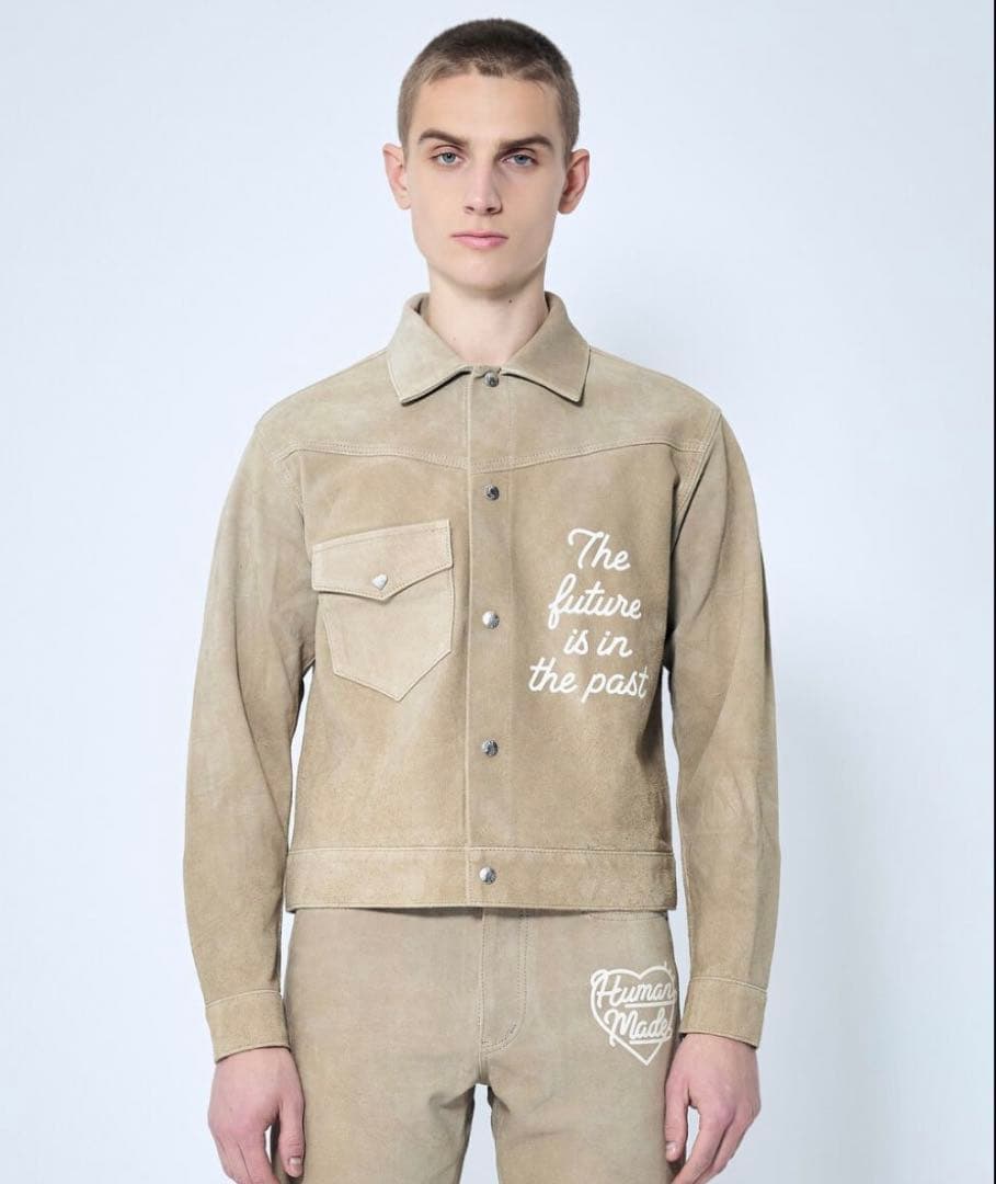 定価14万 human made ヒューマンメイド スエード ジャケットnigo
