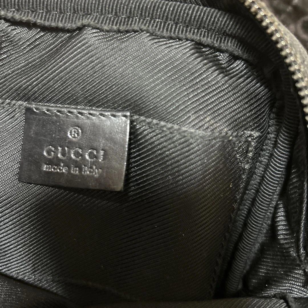 【GUCCI 】値下げ中！美品ブラック ショルダーバッグ