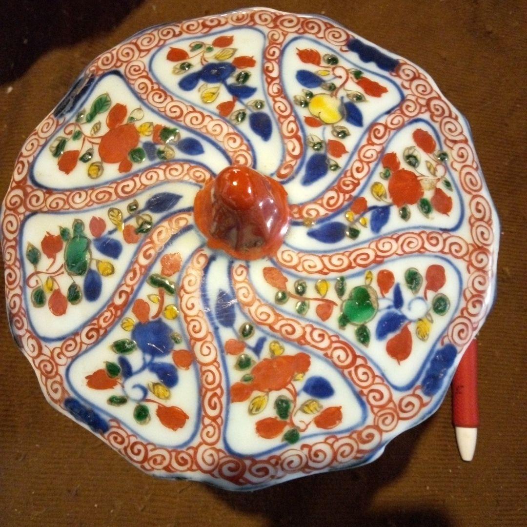 中国陶磁器 明萬歴赤絵 合子 - メルカリ