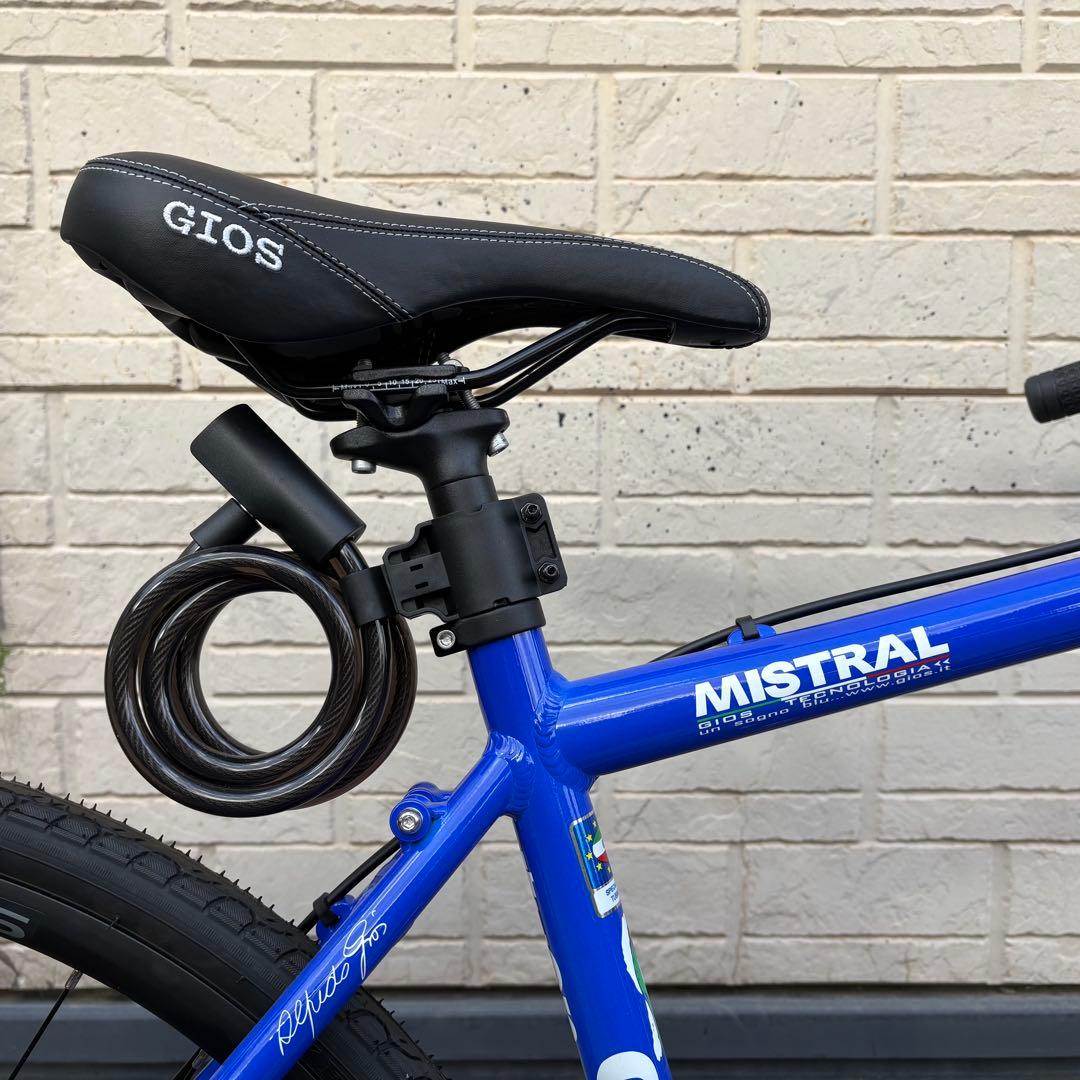 【新品・未走行】 GIOS ミストラル ディスク サイクル用品9点付き