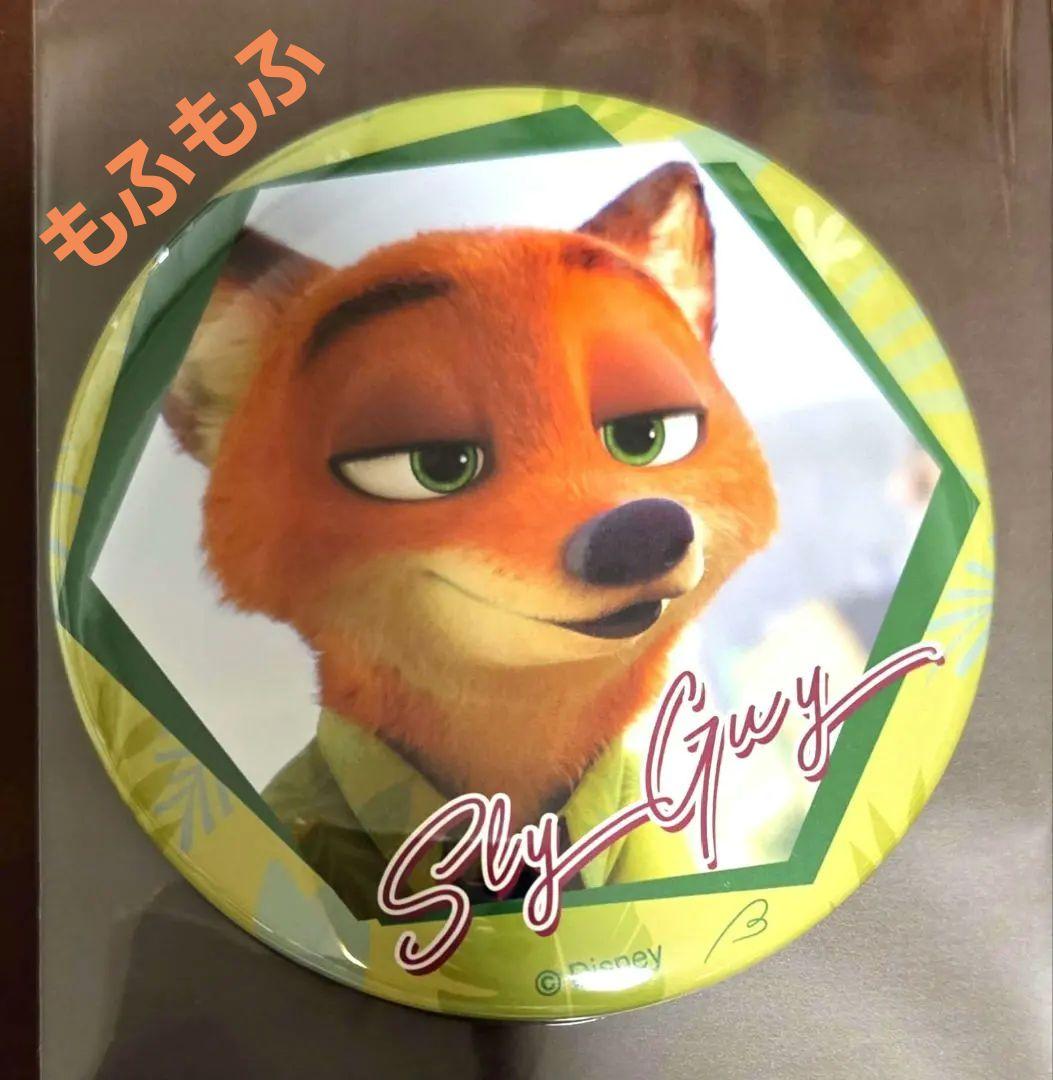 希少 大型 ズートピア ニック スタンド付き缶バッジ レア - メルカリ