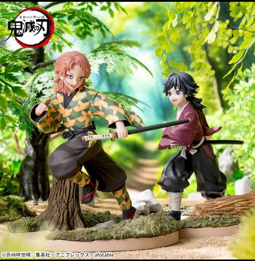 鬼滅の刃」XrossLinkフィギュア“幼少期 富岡義勇 錆兎2種セット - メルカリ