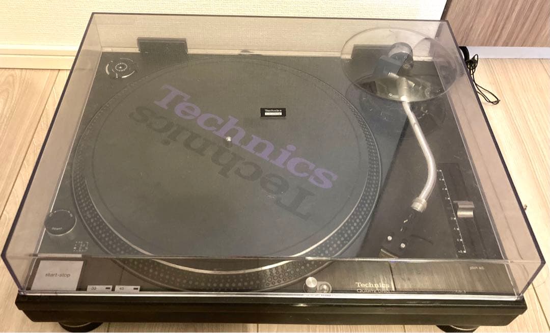 Technics SL-1200 ターンテーブル カバー付きカートリッジ付き