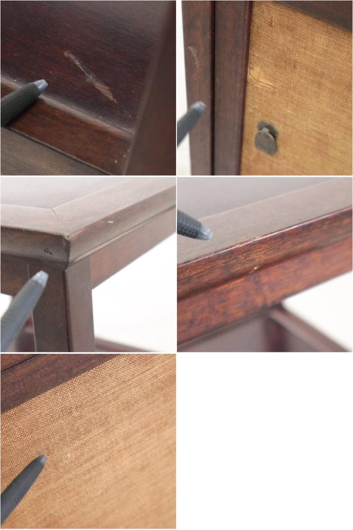 2個まとめ買い Misaobaa様専用 松本民芸家具 A型電話台 ミズメザクラ無 2