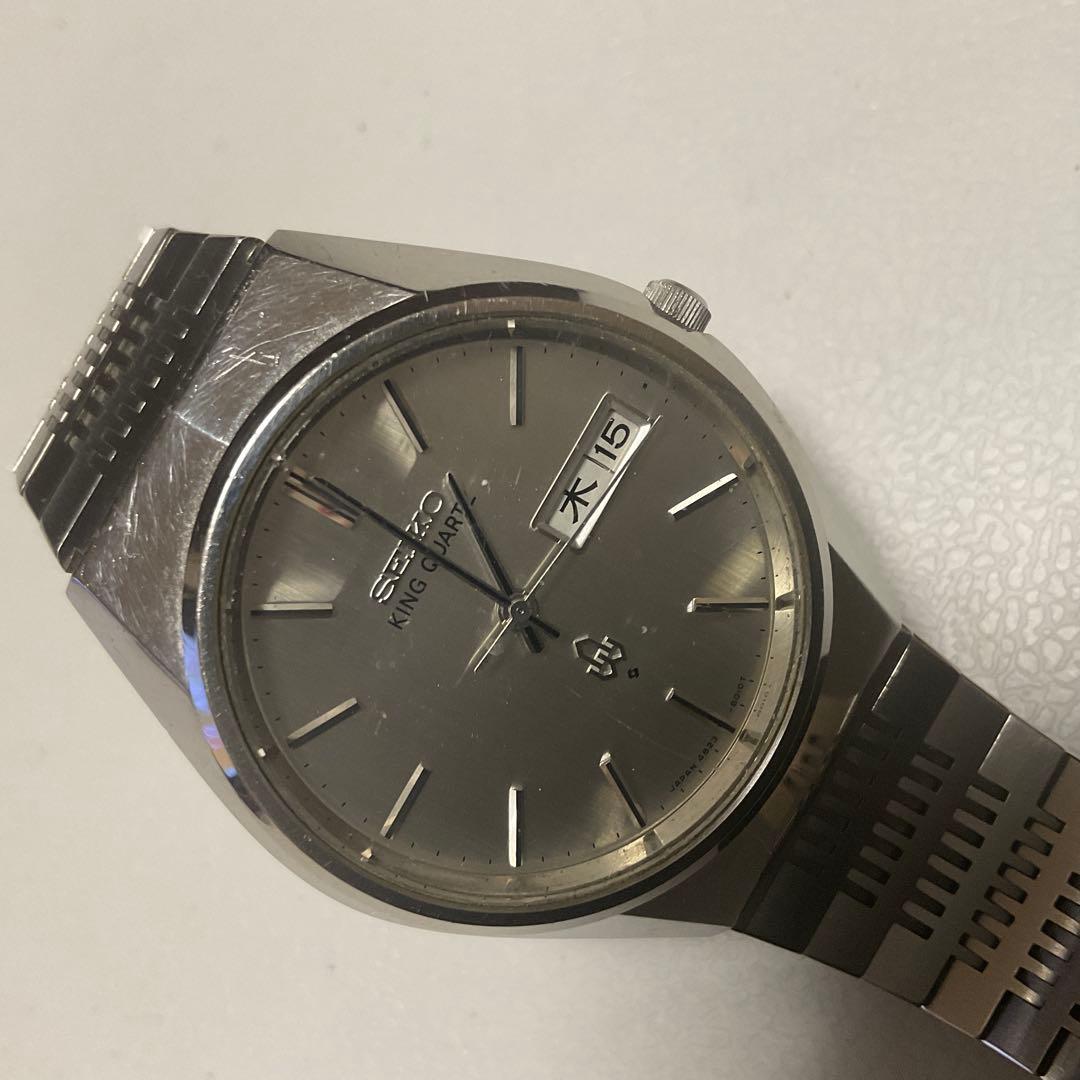 SEIKO KING QUARTZ 4823-8010 ※電池カバー欠品