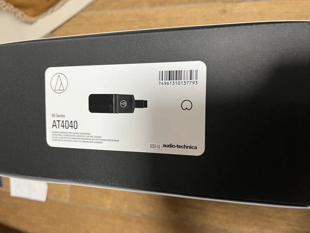 未開封オーディオテクニカ AT4040コンデンサー・サイドアドレスマイクロホン