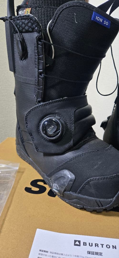 Burton Ion ステップオン　27cm スノーボードブーツ ブラック