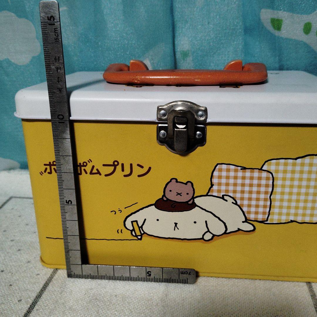 ポムポムプリン ケース 小物入れ レトロ　缶