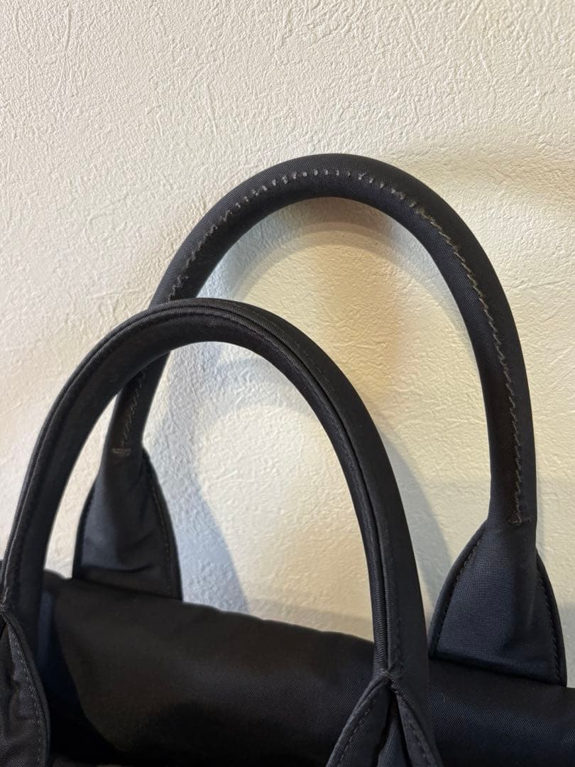 PRADA レオパード ナイロン ショルダーバッグ