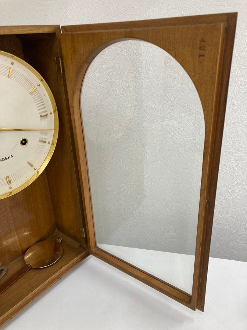 【昭和アンティーク✨】 SEIKOSHA 精工舎　クラシック時計 木製ビンテージ