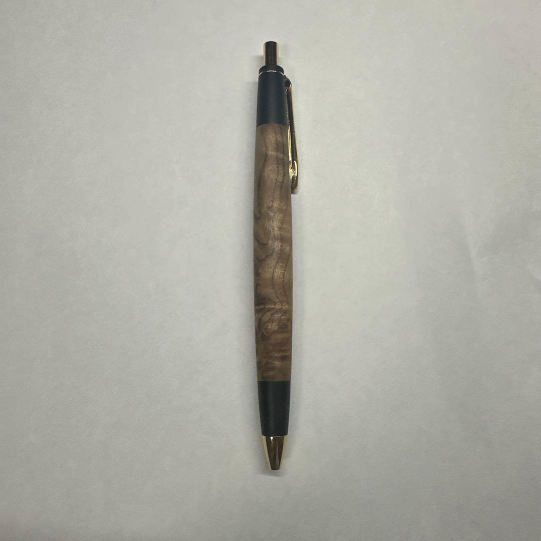 ボナンペン　マーブルウッド　アルミボールペン