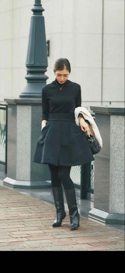 SEVEN TEN セブンテン ハイウエストフレアキュロット